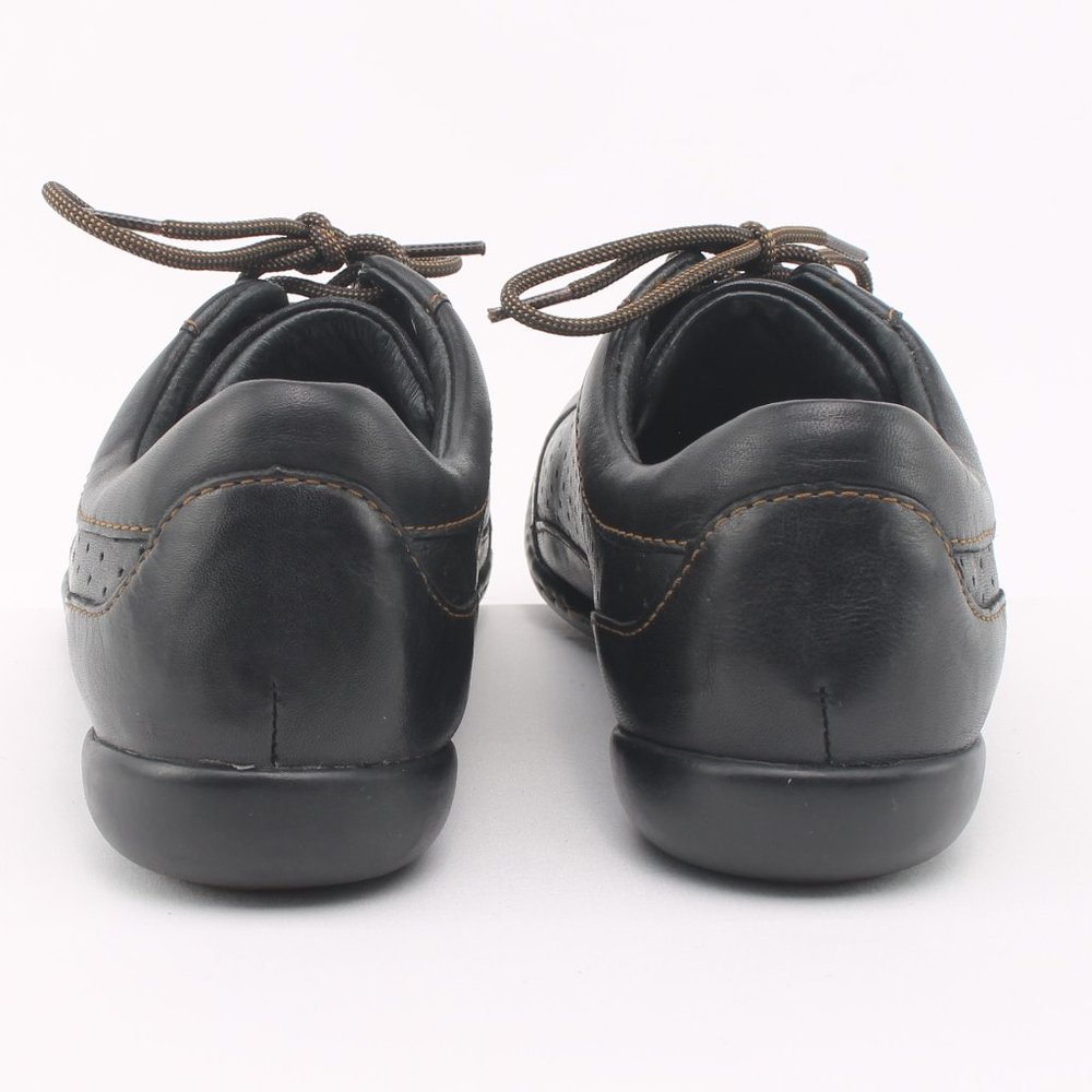 Born Black Perforated Leather Lace-Up Casual Oxford Sneakers Women's 6 NWT - Picture 8 of 15